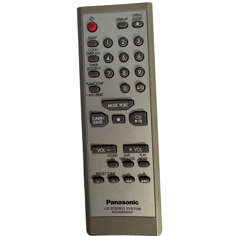 Panasonic CD Remote Stereo System N2QAGB000037 Tested & Works